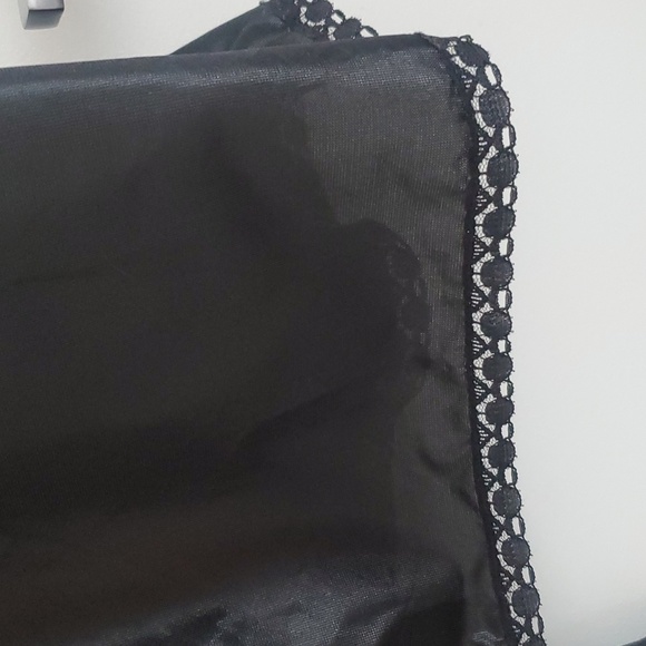 Vintage 80s Black Negligée - Picture 4 of 7